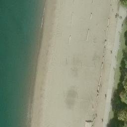 West End Beach Volleyball Court #2 — aerial view