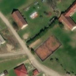 Volleyball Court near Dvorce — aerial view