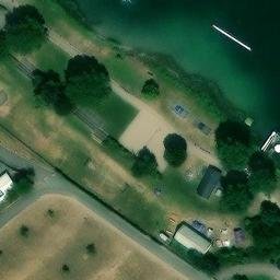 Sand Volleyball Court, St. Leon-Rot — aerial view