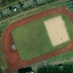 Volleyball Court, Dielheim — aerial view