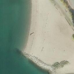 West End Beach Volleyball Court #1 — aerial view