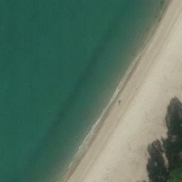 Kitsilano Beach Volleyball Court #16 — aerial view