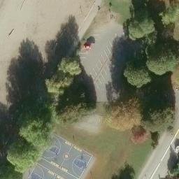Kitsilano Beach Volleyball Court #15 — aerial view