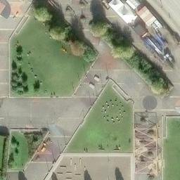 Downtown Beach Volleyball Court #4 — aerial view