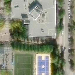 Renfrew-Collingwood Beach Volleyball Court #2 — aerial view