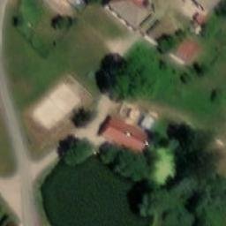 Volleyball Court near Žirovnice — aerial view