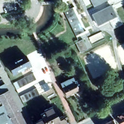 Sand Volleyball Court, Zweibrücken — aerial view