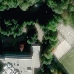 Burnaby Beach Volleyball Court #1 — aerial view