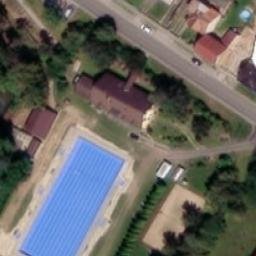 Plážový volejbal — aerial view