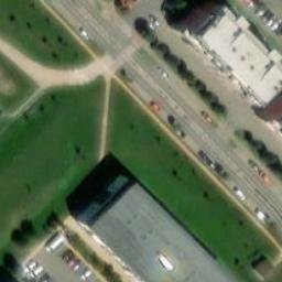 Grass Volleyball Court — aerial view
