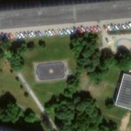 Volleyball Court — aerial view