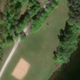 Sand Volleyball Court, Roth — aerial view