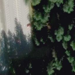 Metrotown Beach Volleyball Court — aerial view