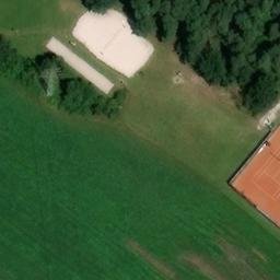 Sand Volleyball Court — aerial view