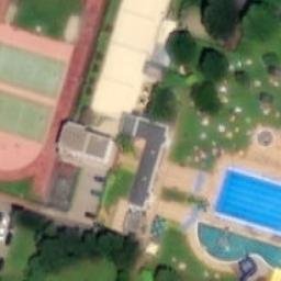 Sand Volleyball Court — aerial view