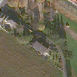 Sand Volleyball Court, Waghäusel — aerial view