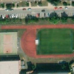 Volleyball Court — aerial view