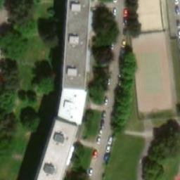 Sand Volleyball Court — aerial view