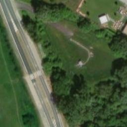 Sand Volleyball Court — aerial view