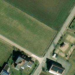 Sand Volleyball Court, Parsberg — aerial view