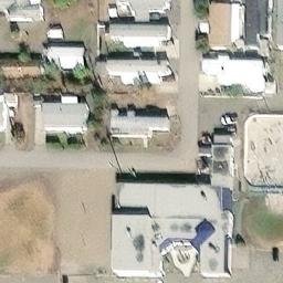 Keremeos Beach Volleyball Court — aerial view