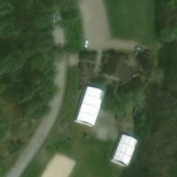 Sand Volleyball Court — aerial view