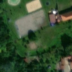 Sand Volleyball Court — aerial view