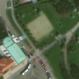 Volleyball Court near Brno — aerial view