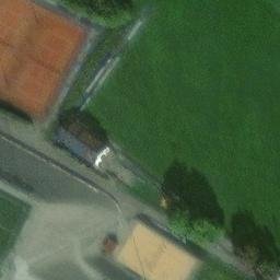Sand Volleyball Court, Braunsbach — aerial view