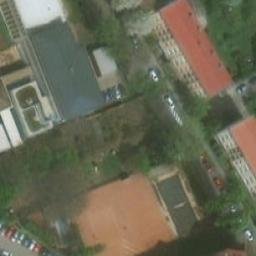 Sand Volleyball Court — aerial view