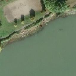 Marpole Beach Volleyball Court — aerial view