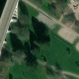 Sand Volleyball Court, Pirmasens — aerial view
