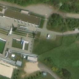 Sand Volleyball Court — aerial view