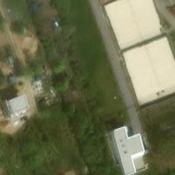 Sand Volleyball Court — aerial view