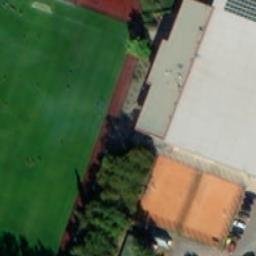 Volleyball Court — aerial view