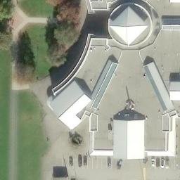 East Cambie Beach Volleyball Court #2 — aerial view