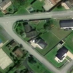Sand Volleyball Court — aerial view
