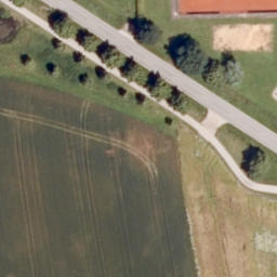 Sand Volleyball Court, Hilpoltstein — aerial view