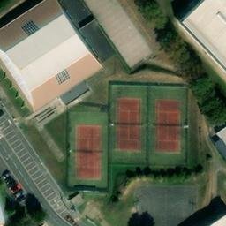 Volleyball Court — aerial view