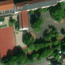 Volleyball Court, Heilbronn — aerial view