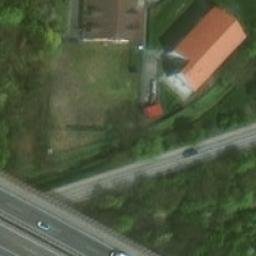 Lucky Beach - volleyball courts — aerial view