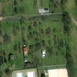 Sand Volleyball Court — aerial view