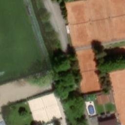 Sand Volleyball Court — aerial view