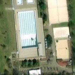 Sand Volleyball Court — aerial view
