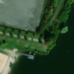 Sand Volleyball Court, Heilbronn — aerial view