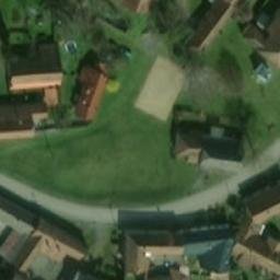 Sand Volleyball Court — aerial view