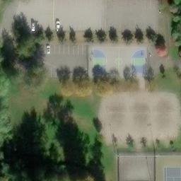 Fleetwood Beach Volleyball Court — aerial view