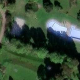 Sand Volleyball Court — aerial view