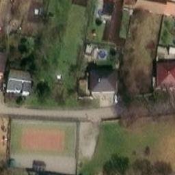 Volleyball Court near Hodějice — aerial view