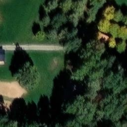 Sand Volleyball Court, Absberg — aerial view